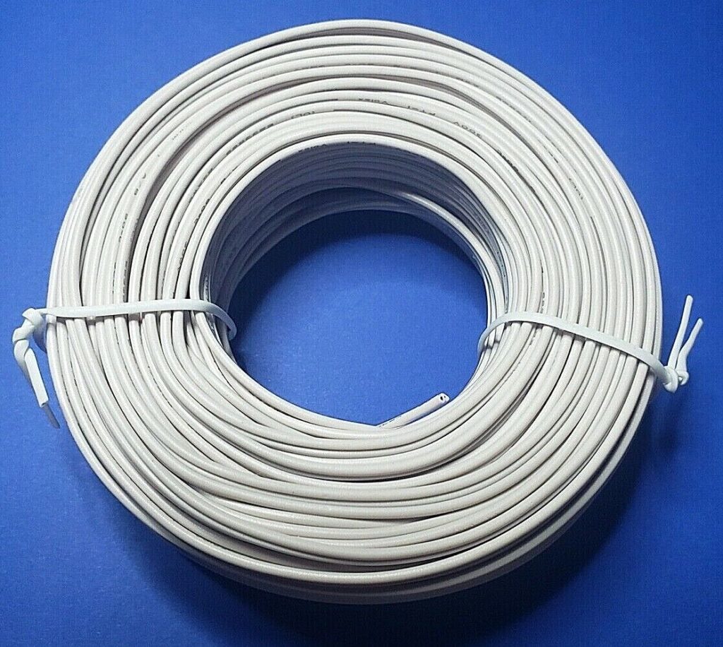 Bell Wire 100 Feet in either Black and White or Red and White