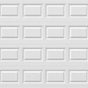 10x8 White Garage Door with no glass